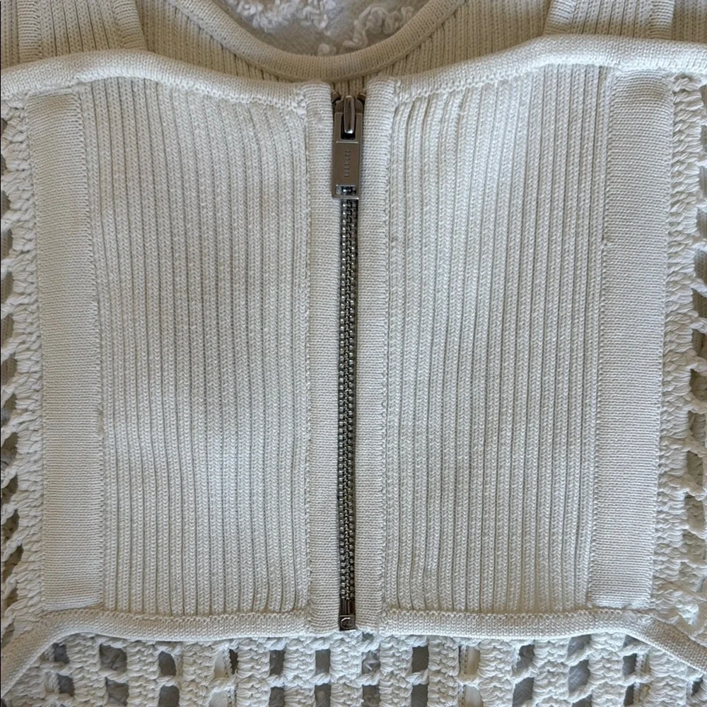 DION LEE NET CROCHET TOP - Picture 7 of 8